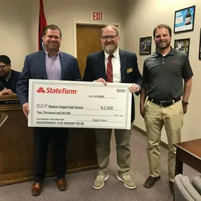 I’m proud to be a part of an organization like State Farm, where we have a chance to give back to our community.