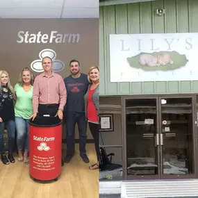 Our agency supporting Lily's Place with a kind donation