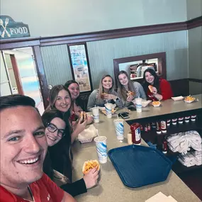 Team lunch to get some hot dogs!