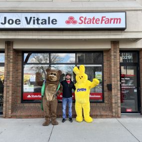 State Farm Agent Joe Vitale with Easter Bunny!
