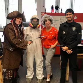 The Don Middleton Team enjoying the Halloween Spirit