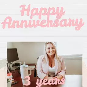 Happy 3 Year Anniversary to Olivia! We’re not sure how many years it’s been because she made a dramatic entrance and has been the main character ever since. Olivia, your energy is unmatched and this place wouldn’t be the same without you. Here’s to another year of laughs and “Are you serious right now?” moments!