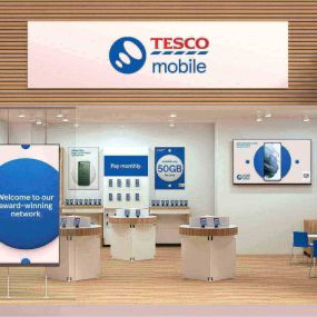 Tesco Mobile store front