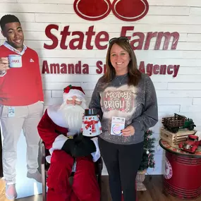 Congrats to Angie Harris on finding a hidden Christmas tin!