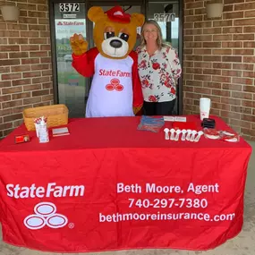 Stop by our booth today to see myself and Neighbear!