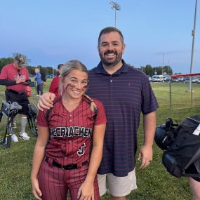 Congrats to our Intern Ellie for winning her Softball game!