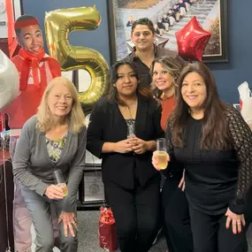 Cheers 5 years of excellence and success with the best! I am so grateful for my team and for their hard work and dedication.