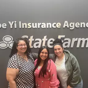 I want to give such an amazing thanks to my amazing, resilient, and hardworking service team over here at Joe Yi State Farm. Thank you for all you do for our office!