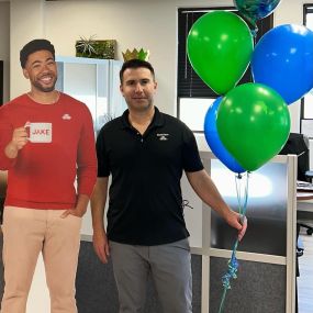Today is Travis day! Happy 2 year office anniversary @_trav_t ! Thank you for the support you show to our team and clients, riding the waves, and continuously impressing us with your professional development and commitment to your goals. It feels like more than 2 years but in the best way ????