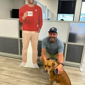 Loved having Scott @poncettas & his pup, Tavia into the office recently! 
Happy National dog day! ????