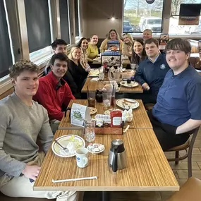 We had a great monthly breakfast at IHOP today to celebrate our team!