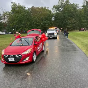 Honk if you see our car driving around!