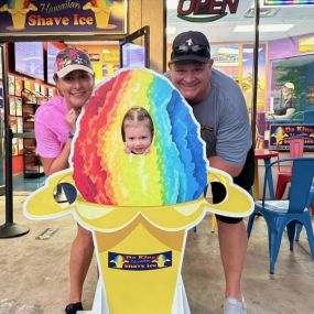 Thankful for my granddaughter and shave ice!