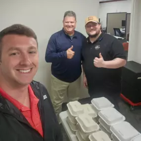 Ted's Terrific Tuesday Tip of the Day...
Celebrate and enjoy a great meal with friends.
Miller's BBQ made us some fantastic breakfast for our team meeting.  Our team enjoyed the meal and fellowship.
Do you have a tip for me?