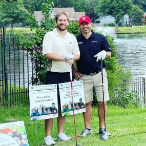 Zach Jaworski State Farm Insurance agent sponsored golf hole. Memphis, TN
