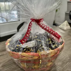 We picked up a beautiful basket donated by Hons Honey to raffle off at the Santa Brunch. Hons Honey is a social enterprise supporting women survivors of trauma by providing purpose and dignity. Their products, from pure honey to honey-infused skincare, create meaningful change. We’re thankful for their generosity!