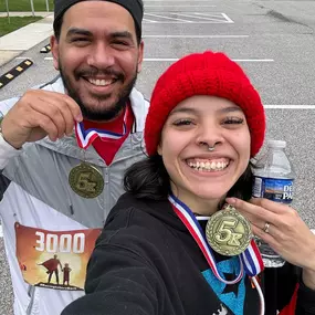 Shout out to our team member Elias and his wife Astri for completing the City of Refuge Baltimore 5k last weekend and representing our team! The medals look good on you!!  #TeamMemberSpotlight