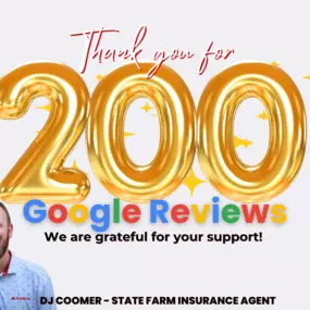 200 Google reviews - WOW!! Thank you to everyone for helping us achieve this amazing milestone!