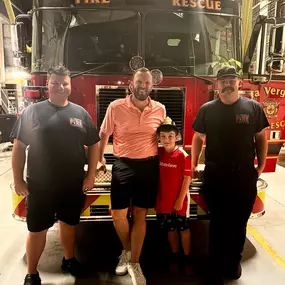 Clayton and I stopped by to say thank you to our local first responders over the weekend! They made Clayton’s day and gave him his own fireman hat! Thank you to all those who serve our community on a daily basis, we are all better and safer because of you!