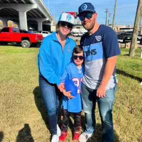 We had a great time taking Clayton to his first NFL game to support our @titans ???? ????. We didn’t get the W but it was all about the experience! Grateful to live in such a great city!