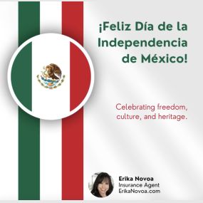 ¡Feliz Día de la Independencia de México! ???????? Today, we celebrate the rich history, culture, and heritage of Mexico. It’s a day of pride, remembrance, and unity. Whether you’re enjoying the festivities with family and friends or reflecting on the journey of independence, we wish you a wonderful and joyful celebration.
At Team Erika Novoa, we’re proud to serve and support our community here in Santa Rosa. Let’s continue to grow together and celebrate the diversity that makes our community so