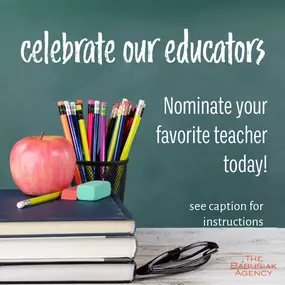 Join us for our Annual Teacher Appreciation Event!
Carefully read the instructions below to participate:
Nominate your favorite teacher from a Forsyth or Guilford County school. The top five nominees will each receive $100 towards their Amazon Classroom Supply Wish List!
Instructions for Nomination:
- Nominate ONE teacher per comment on this post (you may nominate more than one teacher in separate comments).
- Include the teacher's full name and their school in your nomination.
- LIKES on a nomi