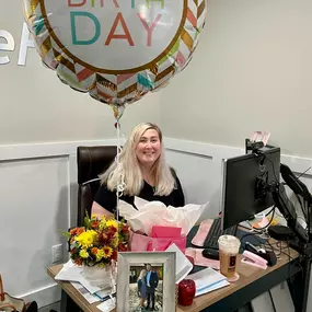 Join us in celebrating McKenzie’s special day! 
Wishing her the happiest of birthdays filled with love, laughter, and lots of fun! We’re grateful for all she brings to the team, and hope she has a truly wonderful day!