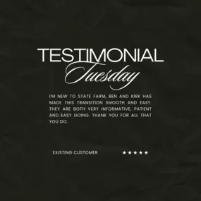 Happy Testimonial Tuesday, everyone! We love hearing from our amazing customers about their experiences with us. If you've had a positive experience, we would love for you to share it. Your feedback means the world to us!