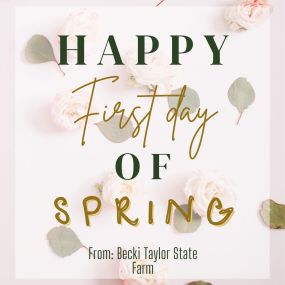 Happy first day of spring! ????

Spring into action and give our office a call today for a quote to see if we can save you money!

???? 937-438-3400
