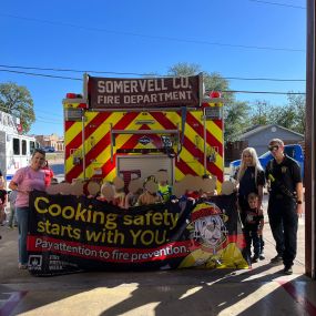 Crystal Plaster - State Farm Insurance Agent - Cooking safety with the Fire Department