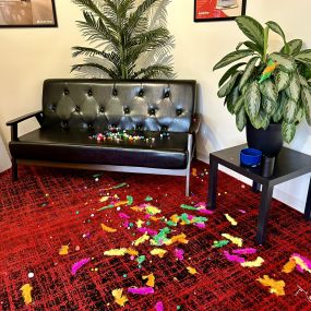 The aftermath of JD Green’s Most Valuable Bundler Award celebration.