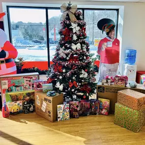 We have had a blast with our Toy Drive benefitting The Renita Marshall Helping Hands Foundation.