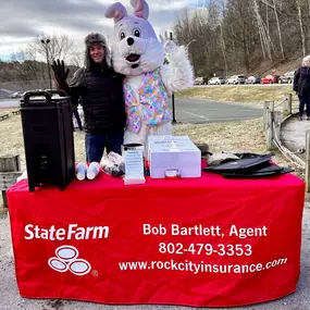 Had a blast with the Easter Bunny at the annual Barre Vermont Egg Hunt!