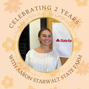 Kennady, congratulations on your 2 year work anniversary! You've been a valuable asset to our team. Thank you for all that you do.