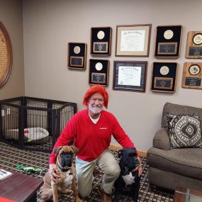 Just a man and his dog! Visit our State Farm office today for a free insurance quote!