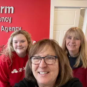 We are here in the office to help folks with their insurance but we hope everyone stays home and just gives us a call! The roads are slick and so is our lot! We put down ice melt but we don’t want any falls!