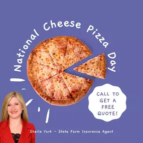 Happy National Cheese Pizza Day! All our great rates are making us hungry!