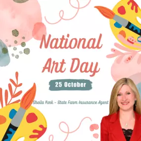 Insurance is a lot like art – it's all about creating the perfect balance of protection and peace of mind. On #NationalArtDay, let's celebrate the beauty of a well-crafted plan that protects what matters most. ???????????? #ArtOfProtection #InsuranceThatCares