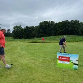 Jim Blaszak State Farm Insurance agent sponsors golf tournament Comstock Park, MI