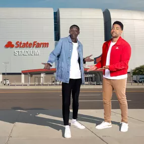 The Big Game is kind of a big deal around here. Jake from State Farm is teaming up with the largest TikTok creator in the world, Khaby Lame, for the State Farm Stadium Challenge. One lucky winner will get a chance to create a video with Khaby!