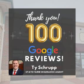 Thank you for 100 Google Reviews! We are so grateful for our wonderful customers!