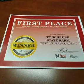 After being a runner-up in 2020, I had the privilege of receiving first place in in 2021! Voted on by you! Our loyal customers! Forever thankful! Thank you for your trust in our team!