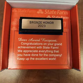 Just received our 2023 Honor Club Award from State Farm. A true team effort & sign of us going above and beyond for our insured families.
Call us today for a free auto quote!