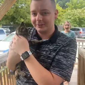 Kitten saying hello at our State Farm office