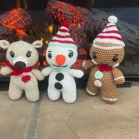 Thank you to our sweet customer for these adorable Christmas friends!   Wantoneya Pearson   We appreciate you and will enjoy them this holiday season!