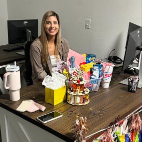 Happy birthday to our newest team member ????????. We love spoiling each other and making sure we have the best day! We love you, Josephine and hope you felt every ounce of love today ♥️???????? #statefarmfamily #insurance #sfagentkalynn #lovemyteam