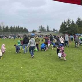 My family and I had an egg-citing time at the Mill Creek Eggstravaganza Egg Hunt