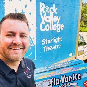 Another round of popsicles for our friends at RVC Starlight Theatre! As they continue their second run of performances, we’re hoping another 12 boxes can help them through the July heat!  Have a great show Starlight!