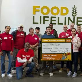 Always a great day Volunteering at Food Lifeline with the State Farm team