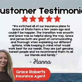 Thank you, Hanna, for your thoughtful words! We're grateful for the opportunity to support you and appreciate your feedback on working with our Kirkland insurance office.